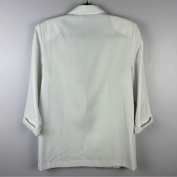 Vintage Tradition Classic White Blazer Jacket Retro Size 10 - Picture 14 of 14